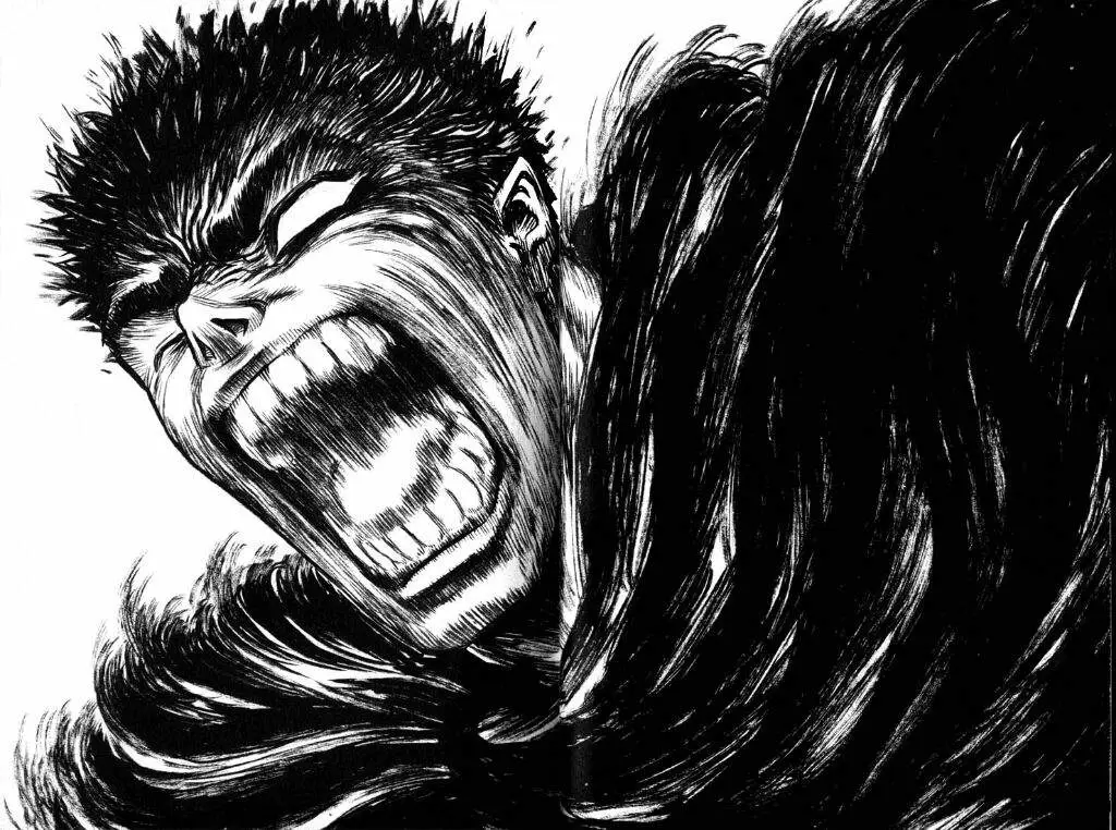 Gambar Guts, karakter utama dalam anime Berserk