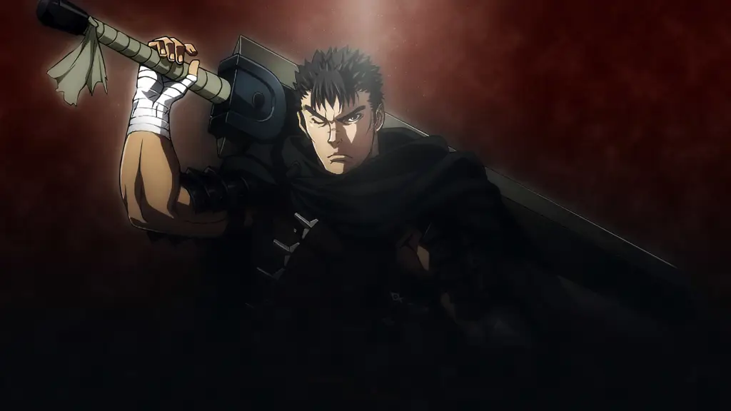 Gambar Guts dari anime Berserk