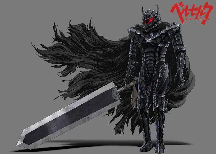 Gambar Guts, protagonis dalam anime Berserk