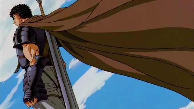 Guts dalam anime Berserk 1997