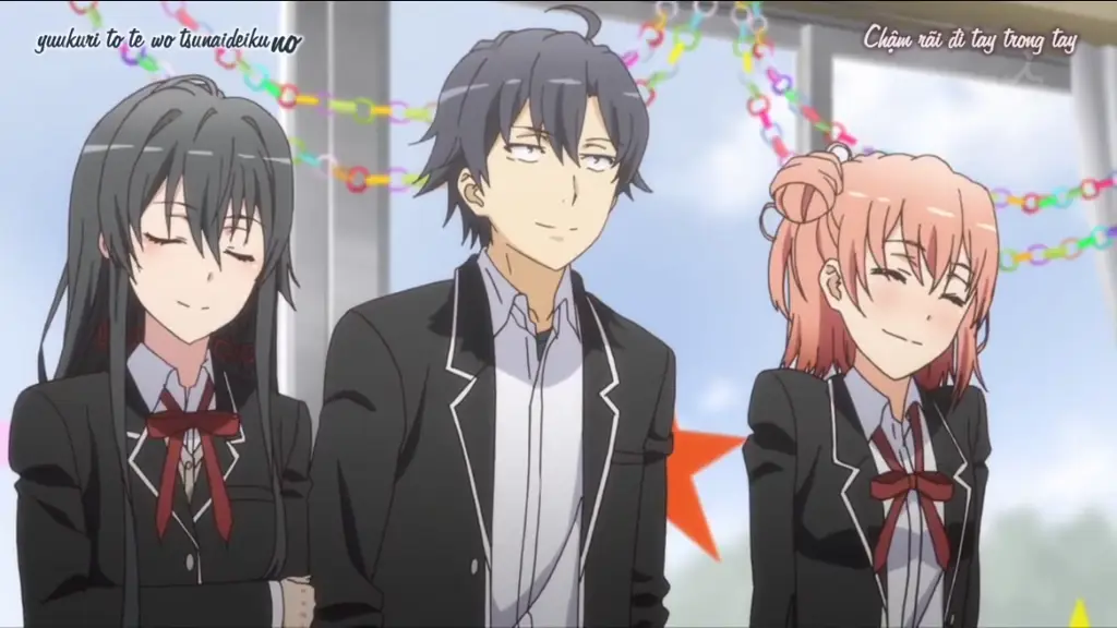 Gambar Hachiman dan Yukino