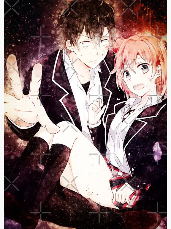 Gambar Hachiman Hikigaya dari Oregairu