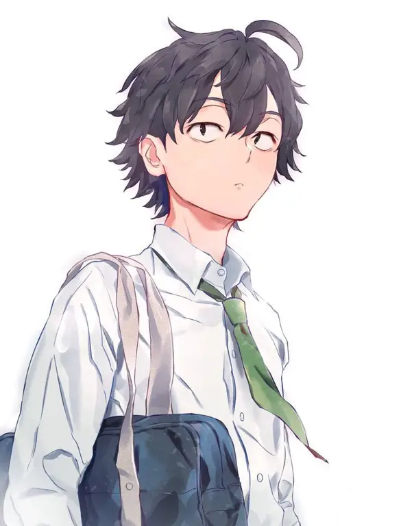 Gambar Hachiman Hikigaya dari Oregairu