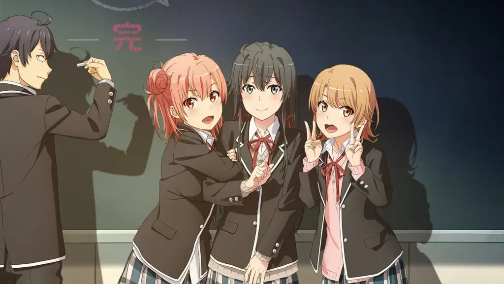 Gambar grup karakter utama Oregairu