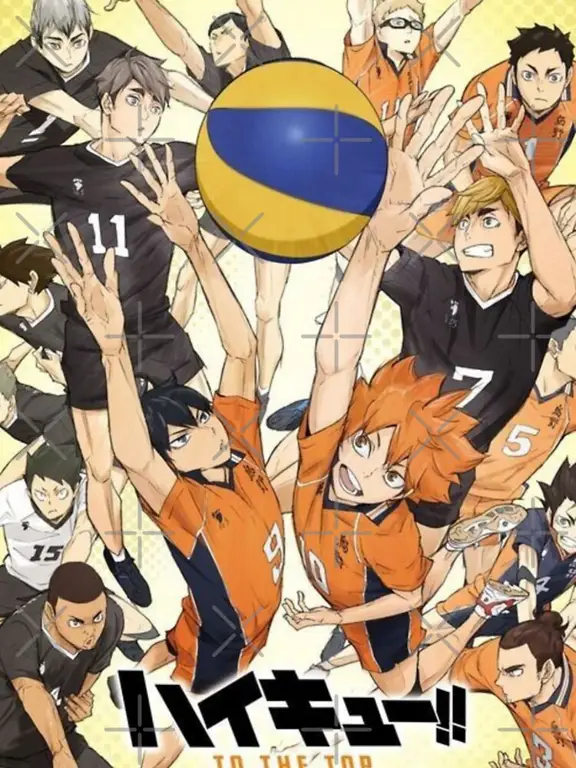 Gambar yang menampilkan poster atau cuplikan dari Haikyuu season 4