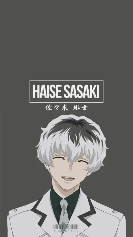 Gambar Haise Sasaki dalam Tokyo Ghoul:re