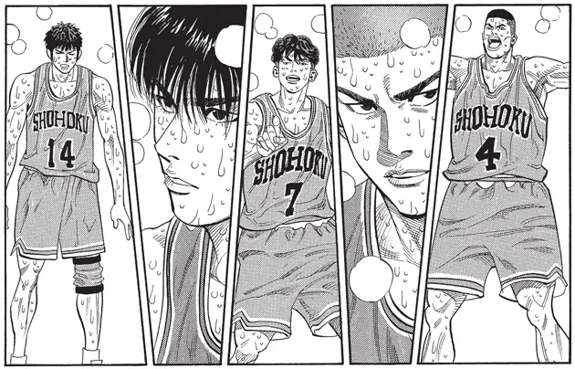 Karakter-karakter dalam Anime Slam Dunk