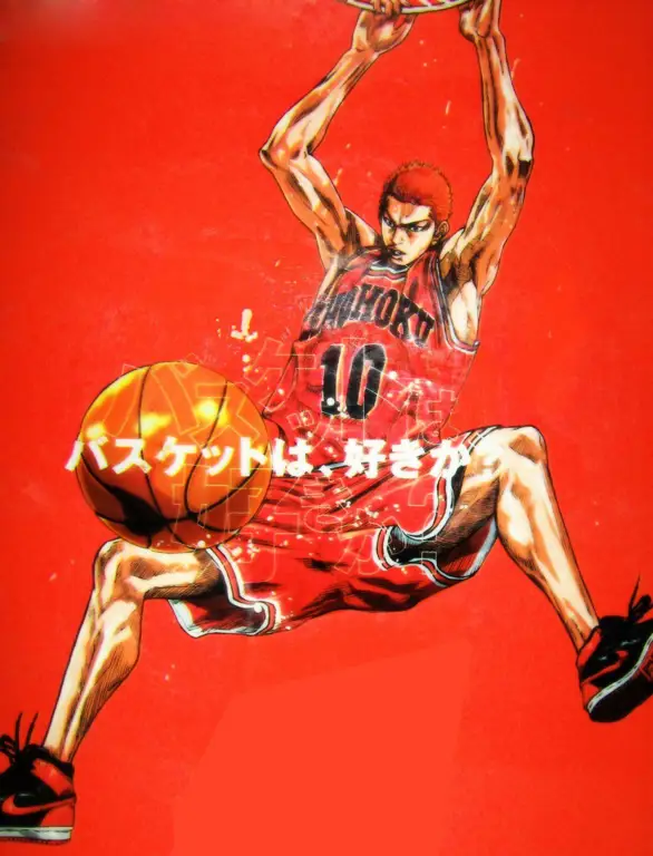 Hanamichi Sakuragi, tokoh utama Slam Dunk