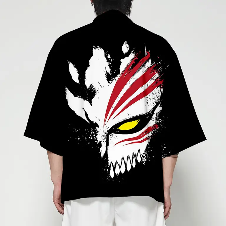 Contoh haori bleach dengan desain yang terinspirasi dari anime Bleach