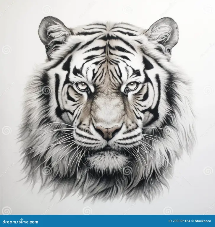 Gambar harimau realistis