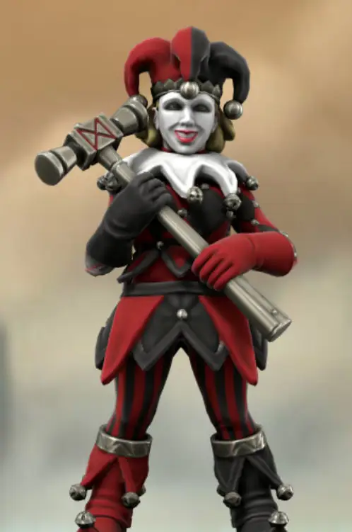 Harley Quinn dalam setting fantasi Jepang