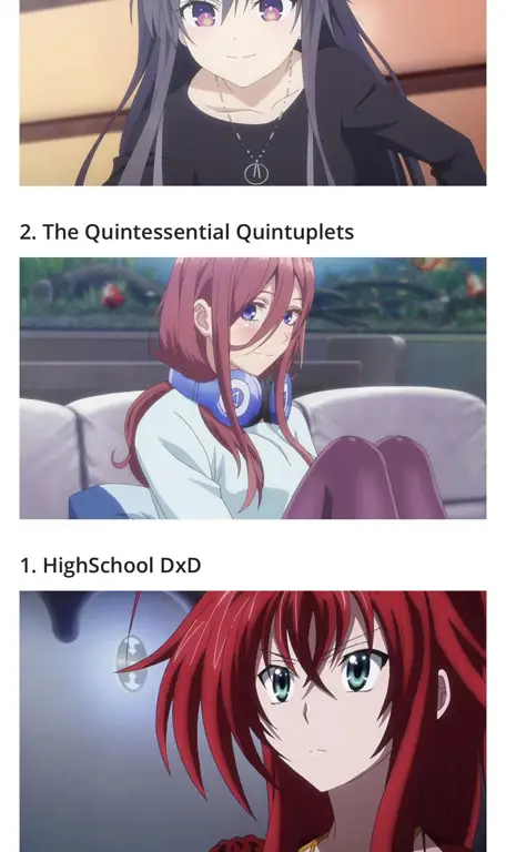 Adegan anime Akuma no Oshigoto! yang menampilkan Hasae dan Alas Ramus.