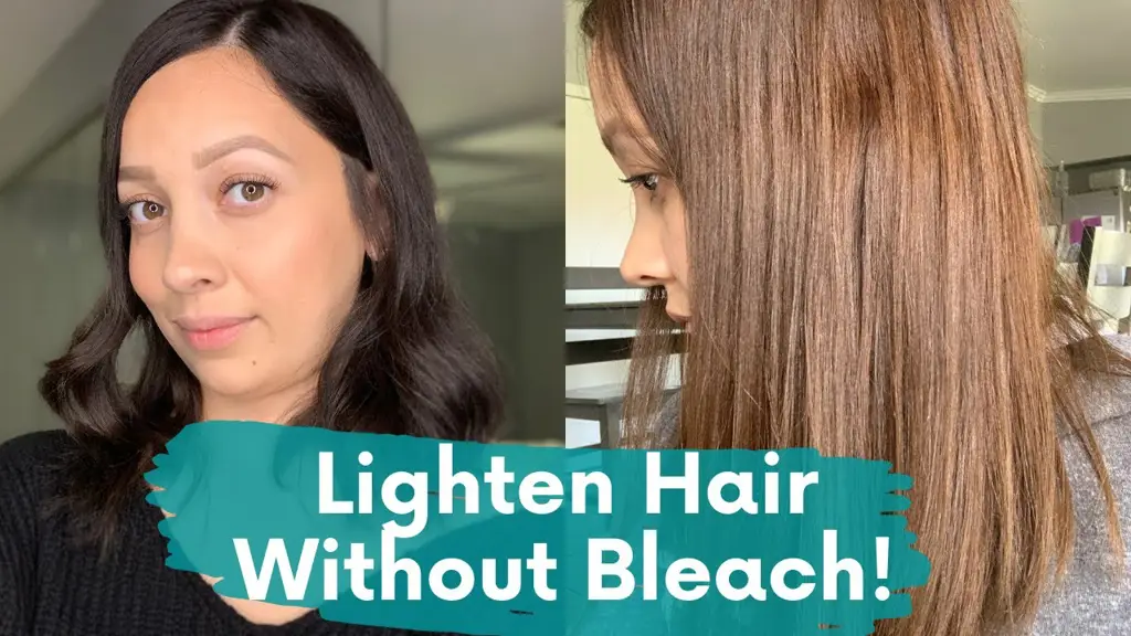 Contoh rambut dengan teknik bleach fade to black