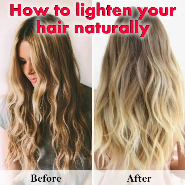 Perbandingan hasil highlight rambut sebelum dan sesudah menggunakan metode tanpa bleaching