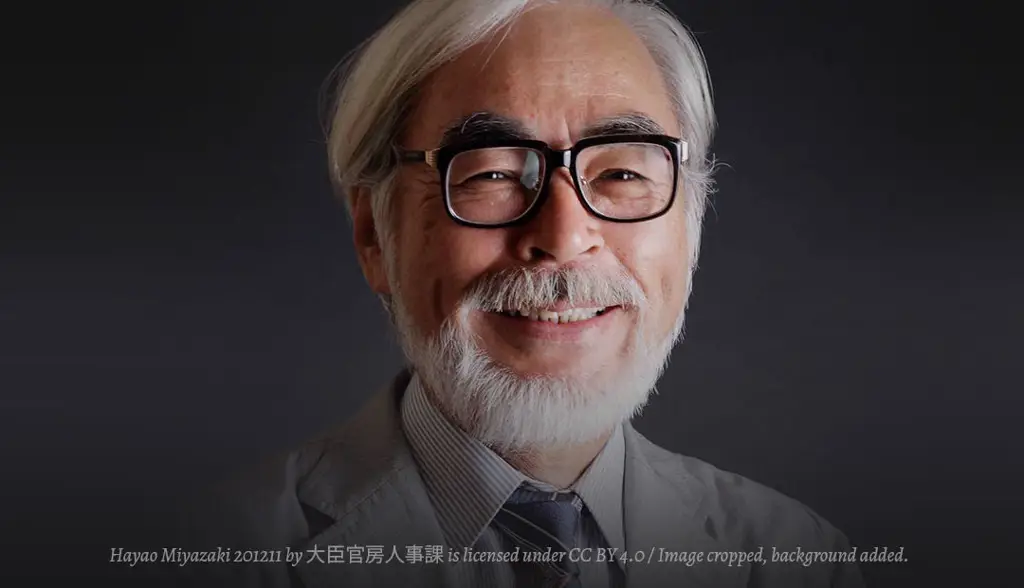 Foto Hayao Miyazaki, sutradara film Howl's Moving Castle