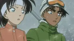 Gambar Heiji Hattori dan Kazuha Toyama, karakter penting dalam film