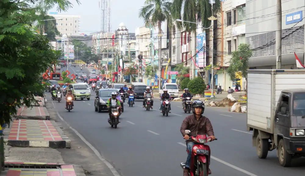 Kemacetan di Bandar Lampung