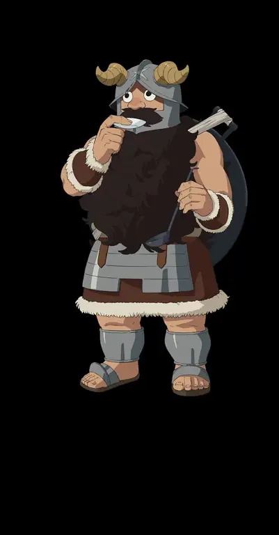 Hidangan Lezat di Dungeon Meshi Adegan anime Dungeon Meshi yang menampilkan hidangan lezat
