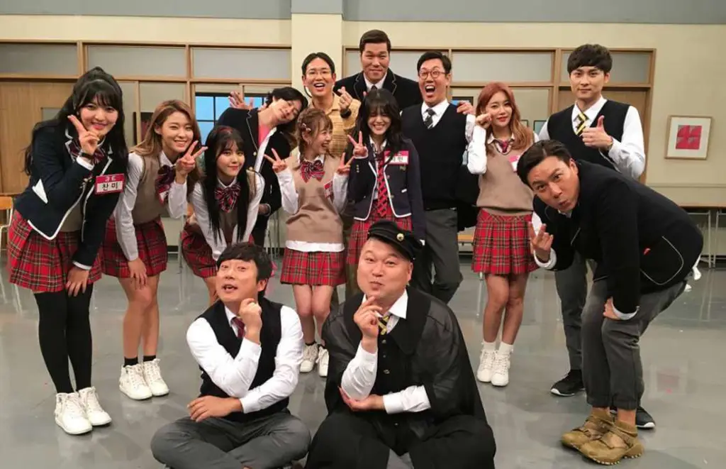 Cuplikan acara variety show Korea