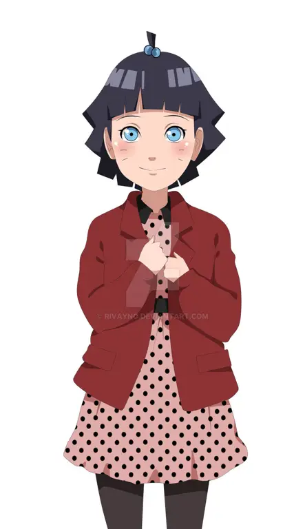 Gambar Himawari Uzumaki yang lucu dan menggemaskan