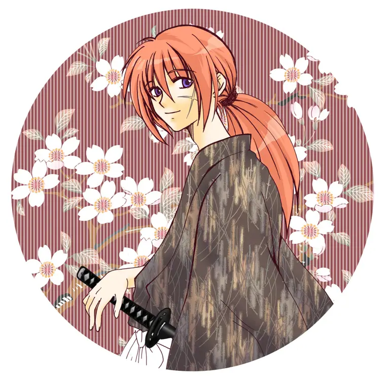 Himura Kenshin, sang protagonis Gambar Himura Kenshin, protagonis utama Rurouni Kenshin