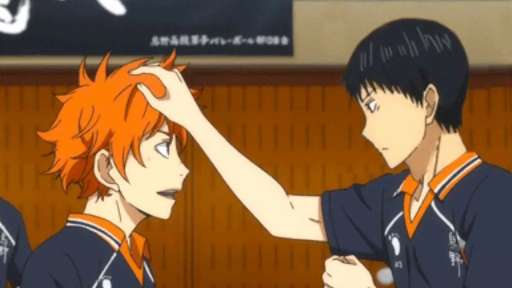 Foto Hinata dan Kageyama dalam film Haikyuu!!