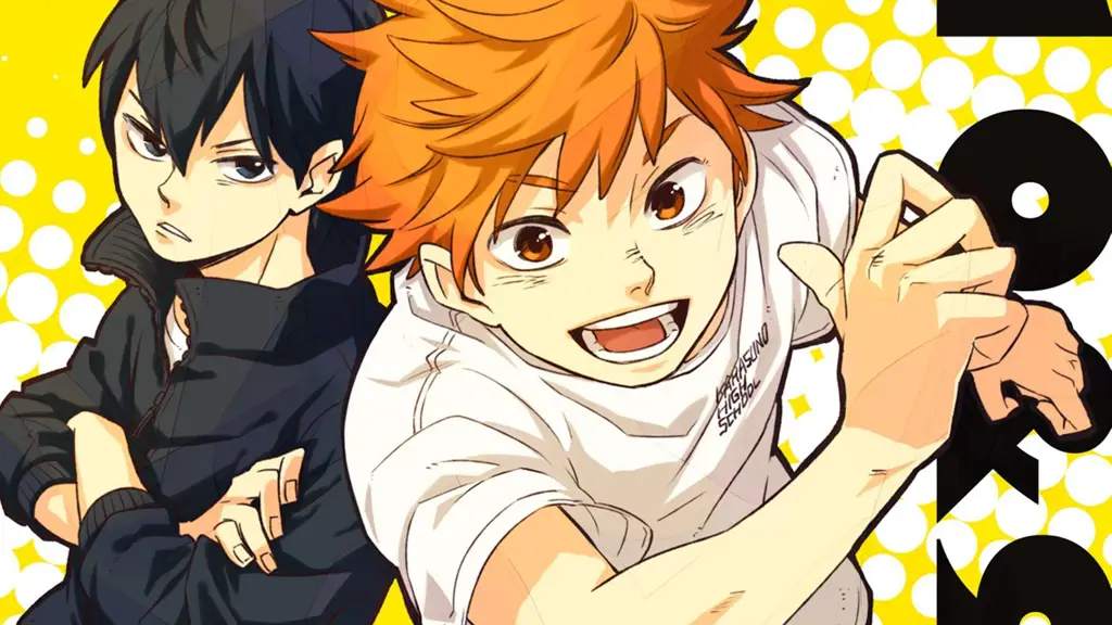 Gambar Hinata dan Kageyama dari Haikyuu!!