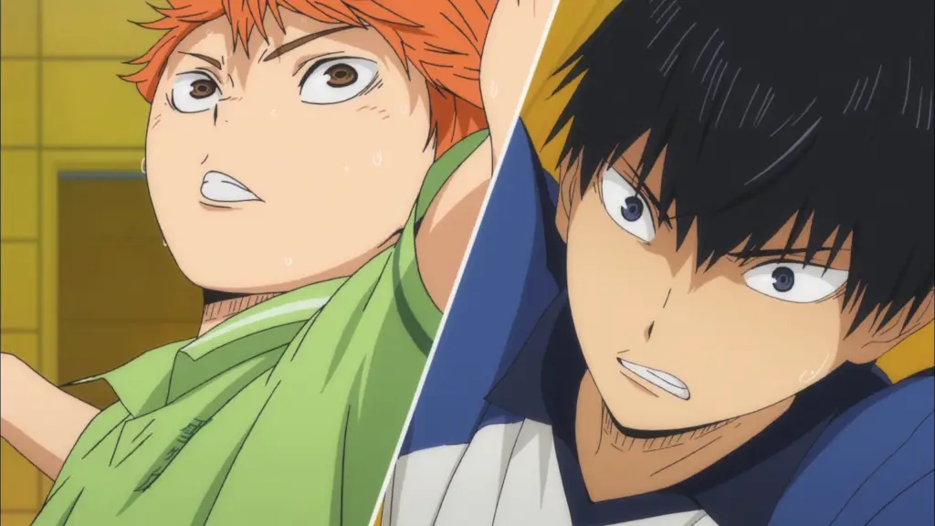 Gambar Hinata dan Kageyama di Haikyuu!! Season 2