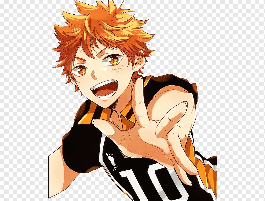 Gambar Hinata Shoyo, karakter utama Haikyuu!!