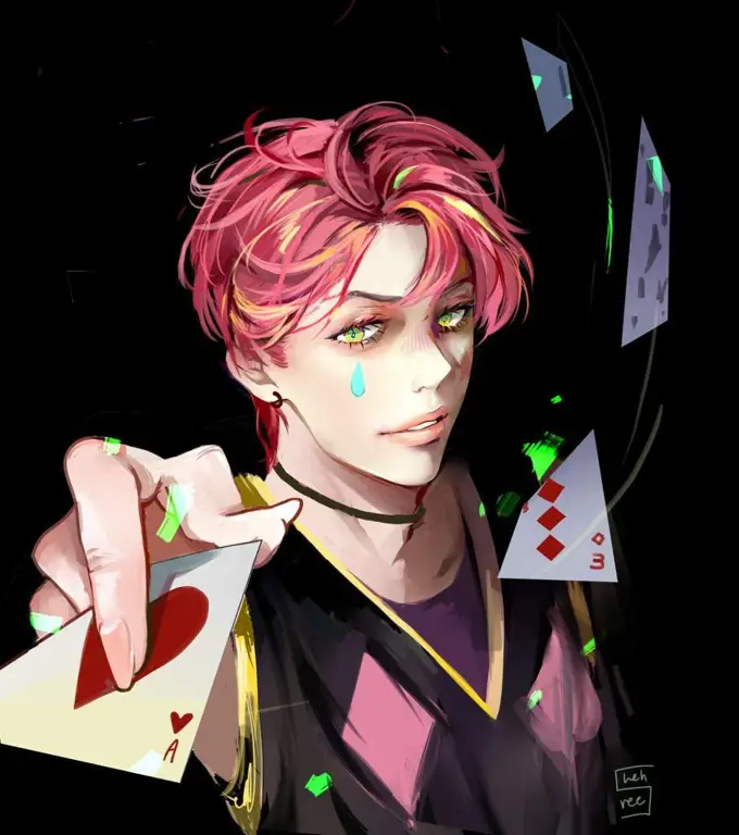 Gambar Hisoka dari Hunter x Hunter