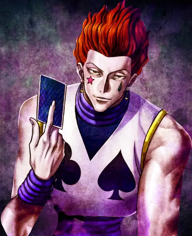 Gambar Hisoka dari anime Hunter x Hunter