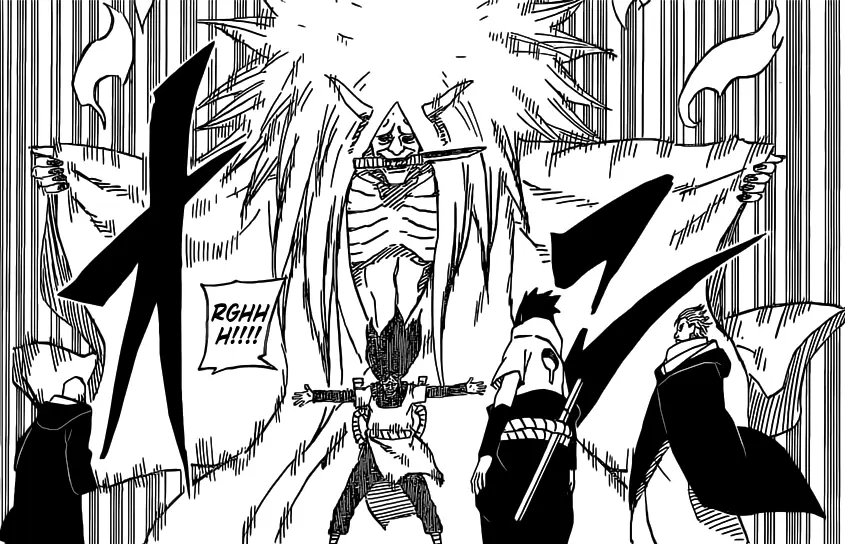 Gambar Hokage dalam Edo Tensei di Naruto Shippuden