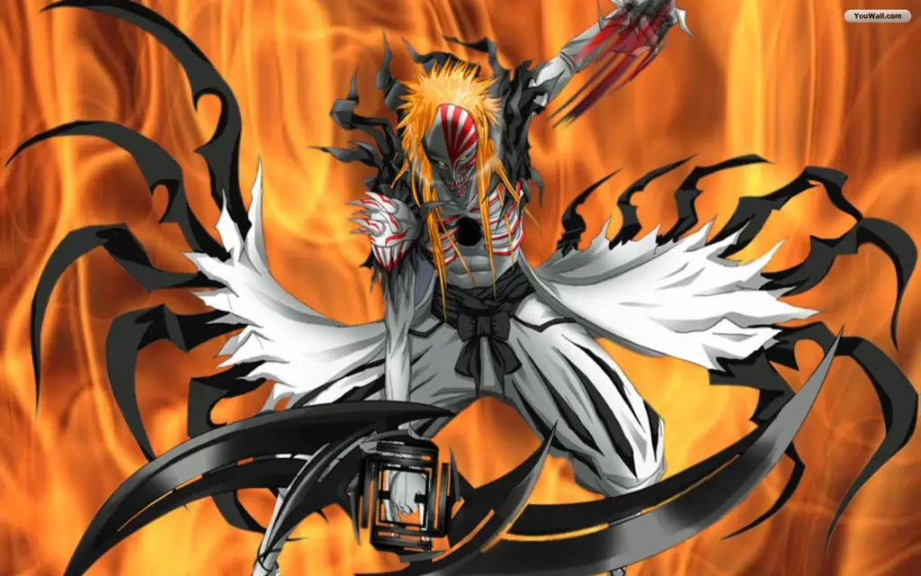 Seorang Hollow, musuh dalam anime Bleach