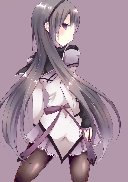 Gambar Homura Akemi dari Madoka Magica