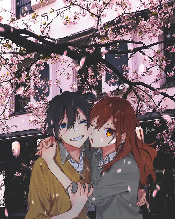 Gambar Hori dan Miyamura bersama