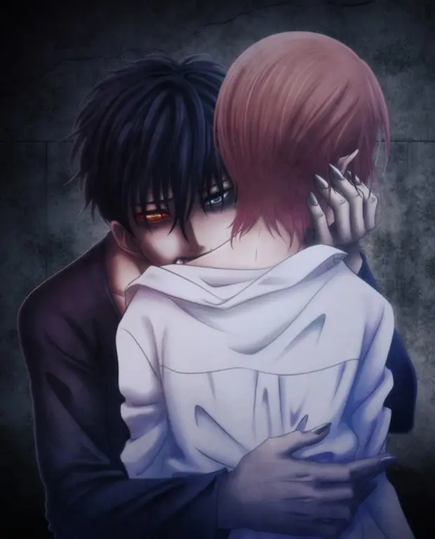 Adegan romantis dalam anime Devil's Line