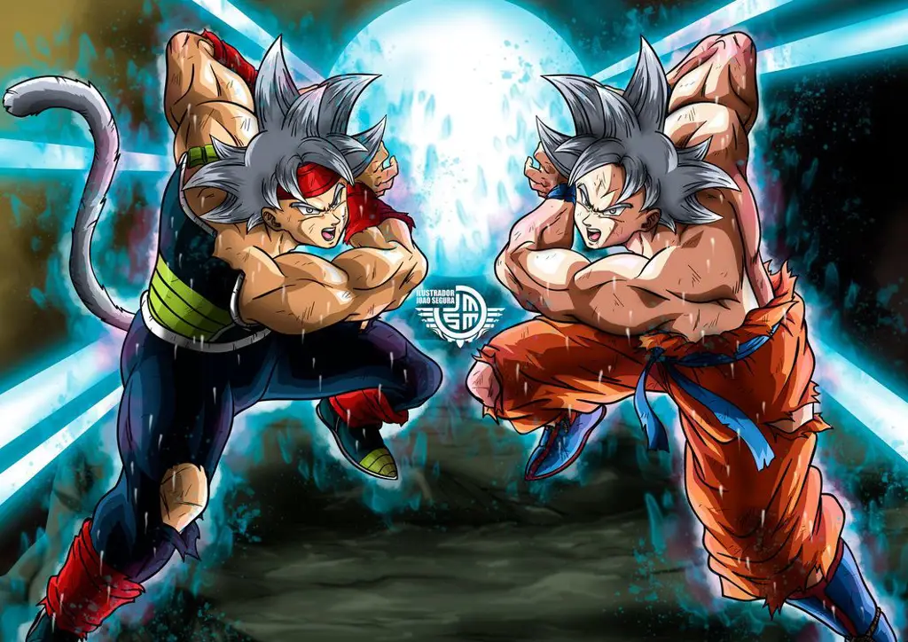 Goku dan Bardock bersama