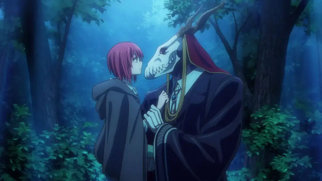 Chise dan Elias, karakter utama dari anime The Ancient Magus Bride