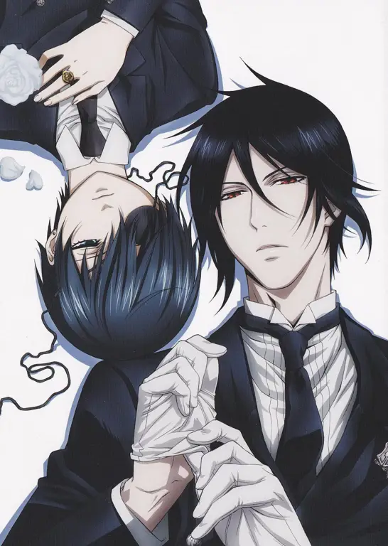 Ciel Phantomhive dan Sebastian Michaelis dalam Black Butler II