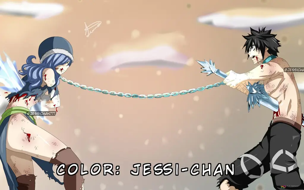 Gray Fullbuster dan Juvia Lockser