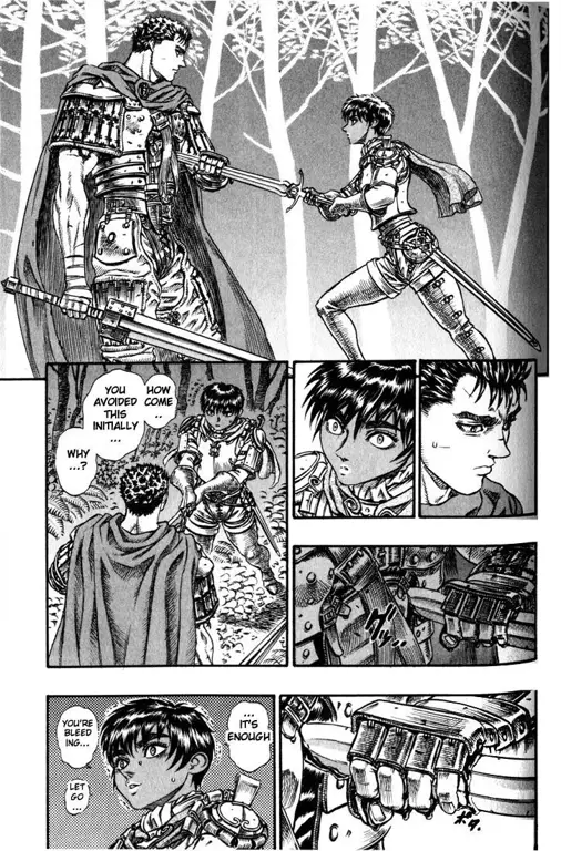 Gambar Guts dan Casca dalam Berserk