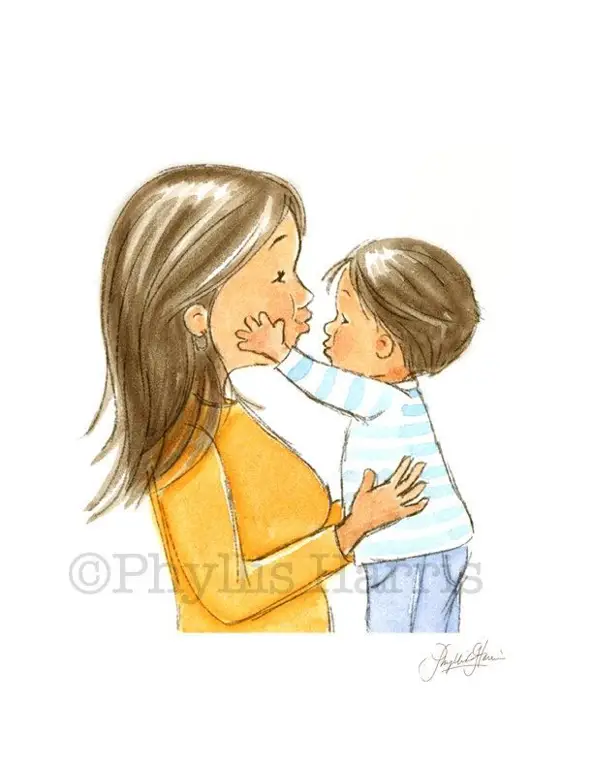 Ilustrasi hubungan ibu dan anak