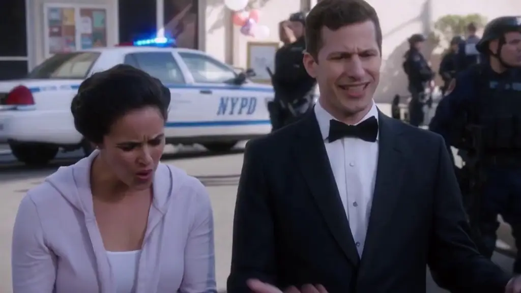 Jake dan Amy dalam Brooklyn Nine-Nine