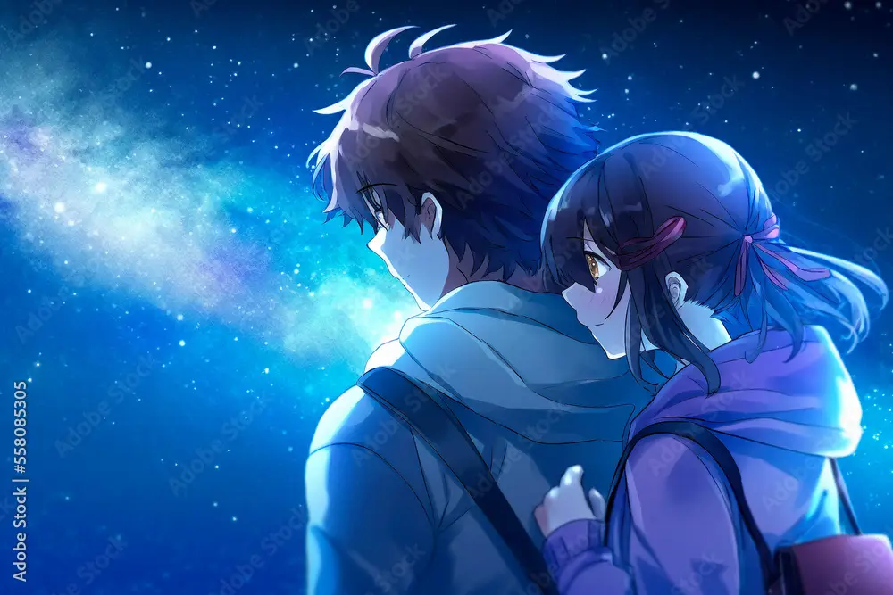 Hubungan kompleks antar karakter dalam anime Ilustrasi hubungan antar karakter anime
