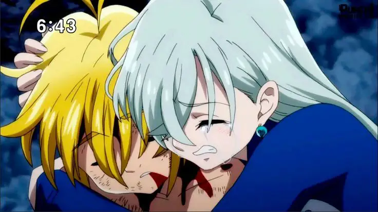 Gambar Meliodas dan Elizabeth