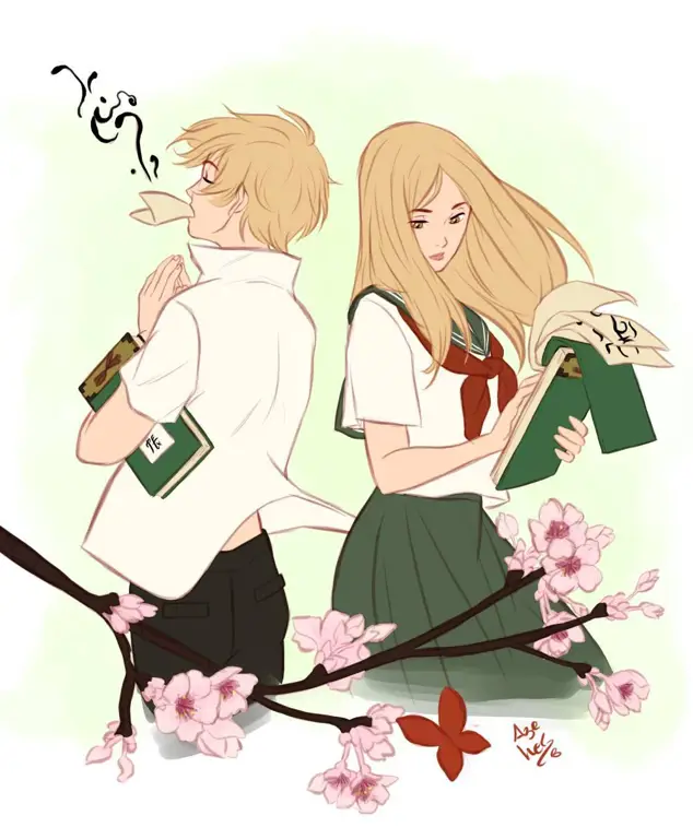 Gambar Natsume Reiko dan Natsume Takashi