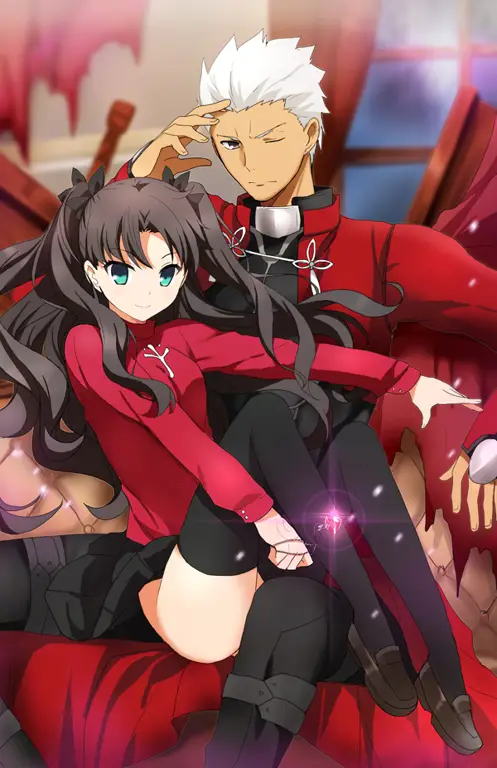 Rin Tohsaka dan Archer bersama