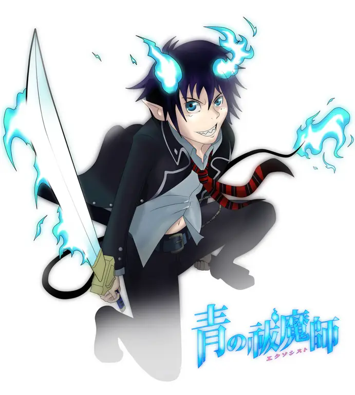 Gambar Rin Okumura dan Satan