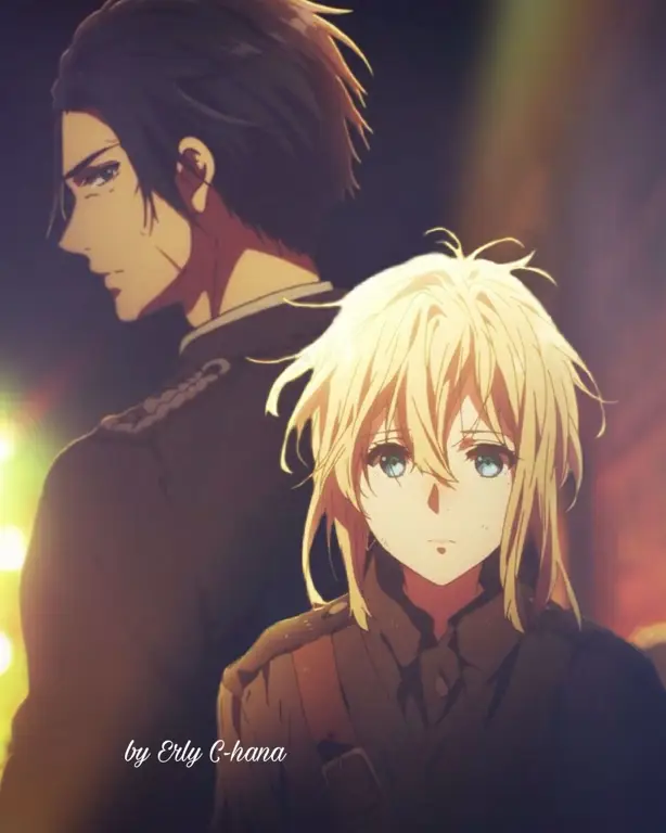 Violet Evergarden dan Gilbert Bougainvillea