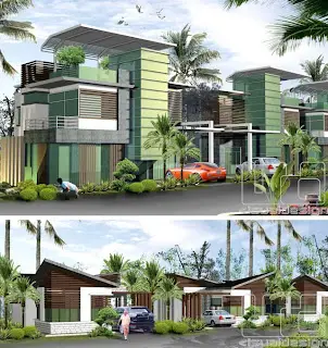 Perumahan modern di Bandar Selamat, Medan